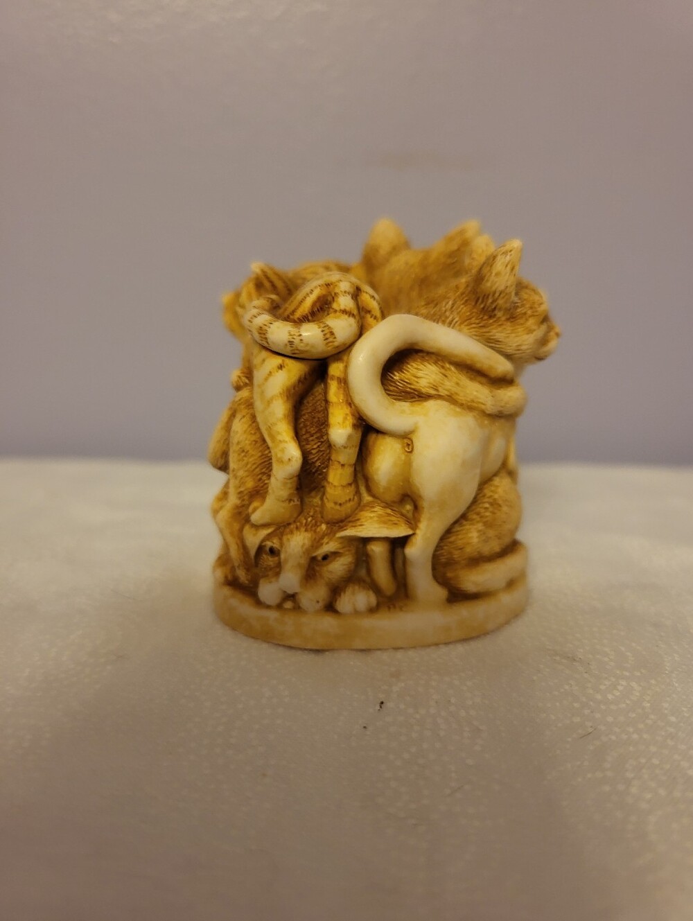 Harmony Kingdom 2.25 Inch 4 Cats Trinlet Holder Figurine - Picture 5 of 11